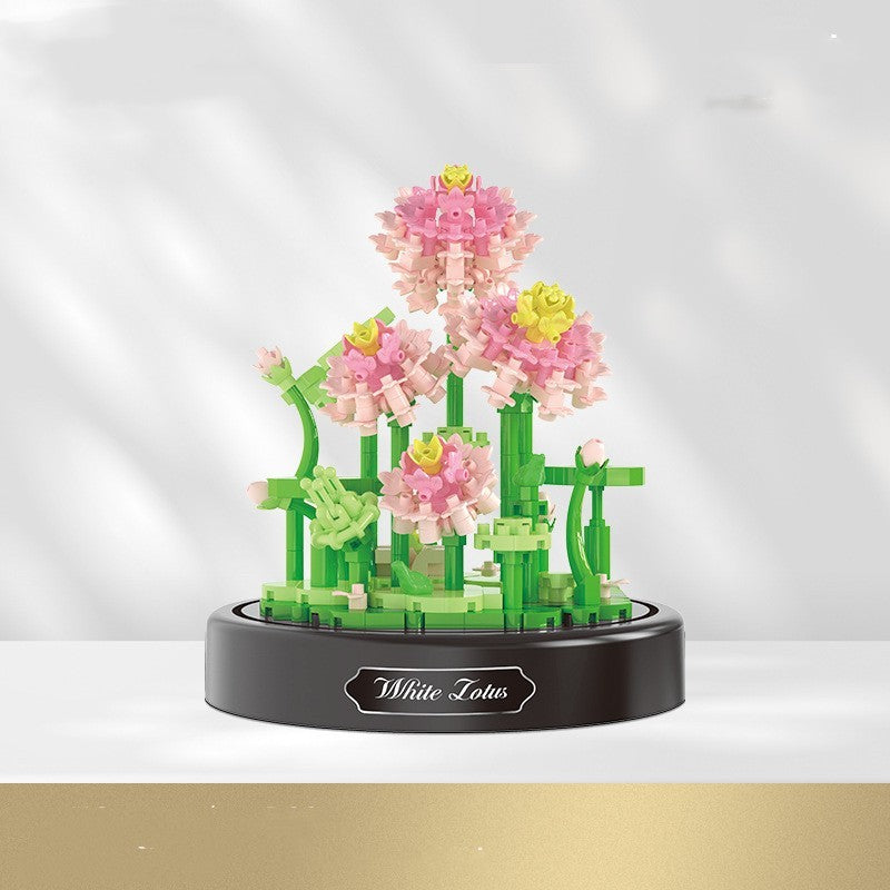 Baby Lane DIY Small Particle Rose Assembly: Fun Decoration Toy