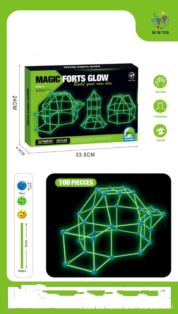 Baby Lane Fortress Builder Kit: Fun Construction Blocks Set for Children's Play