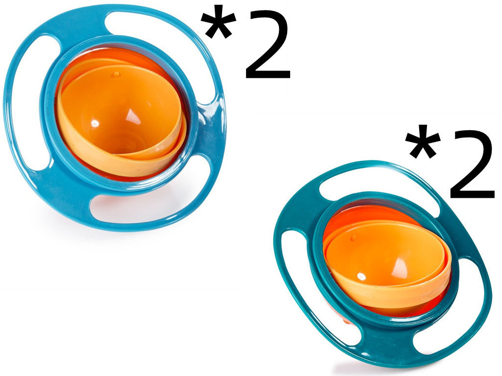Baby Lane Universal Spill-Proof Bowl: 360° Rotating Design for Children