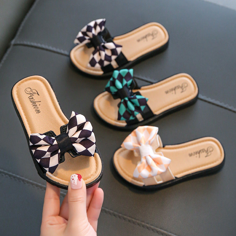 Baby Lane: Cute Girls' Sandals – Non-Slip Soft Bottom and Bow Detail