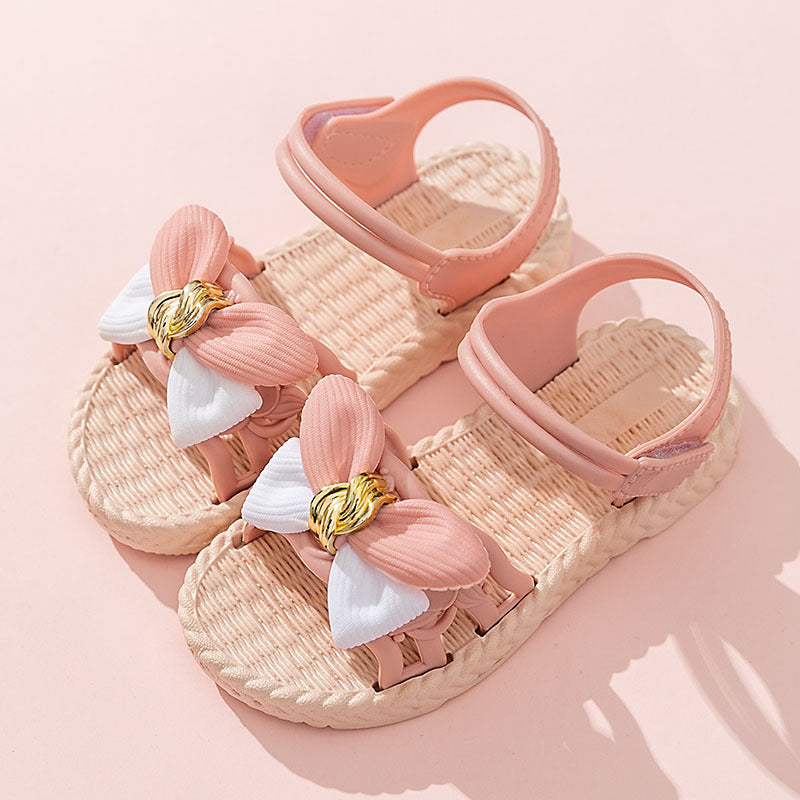 Baby Lane: Trendy Girls' Soft Sole Beach Sandals – Ideal for Summer Fun