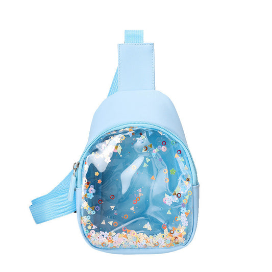 Baby Lane Lightweight Children's Shoulder Bag – Cool Solid Color PU Leather!