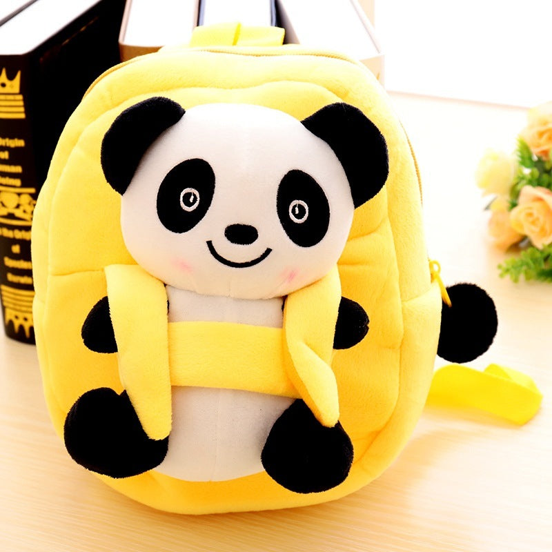 Baby Lane Cartoon Panda School Bag – Plush and Fun for Little Learners!