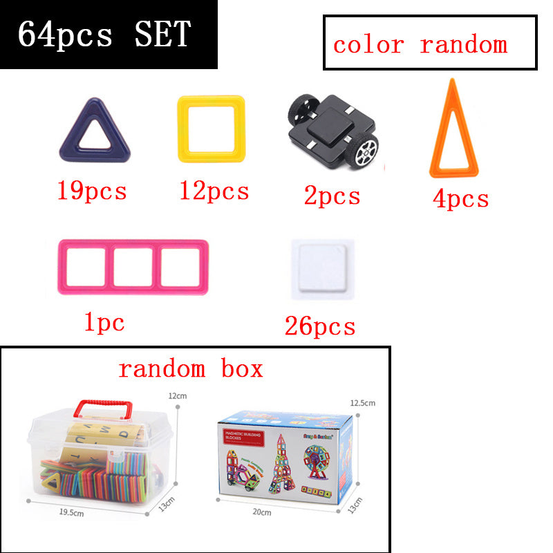 Baby Lane Educational Magnetic Piece Set: Interactive Building Blocks for Kids