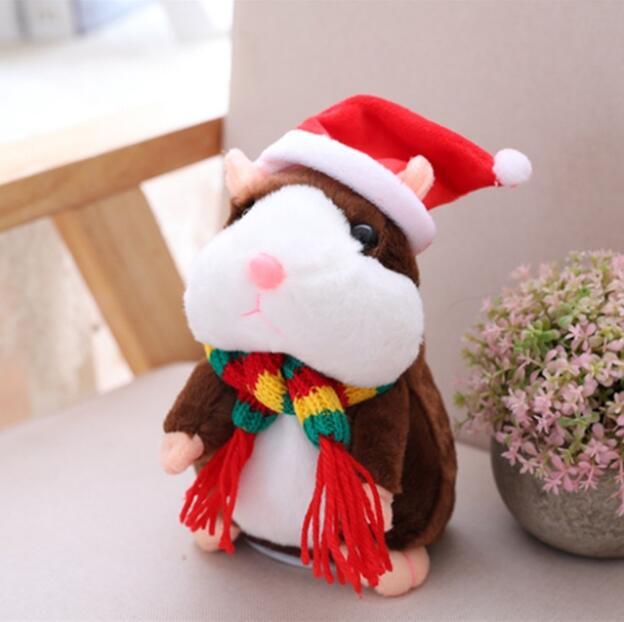 Babylane Interactive Talking Hamster | 16CM Christmas Plush Toy for Kids