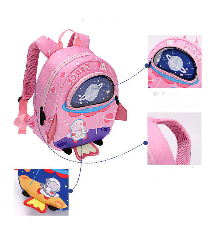 Baby Lane Breathable Trend Astronaut Kindergarten Anti-Lost Backpack!