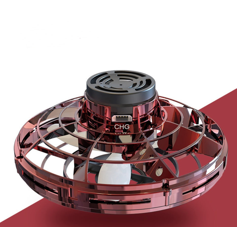 Baby Lane LED UFO Gyro Toy: Mini Finger Drone for Fun and Relaxation!