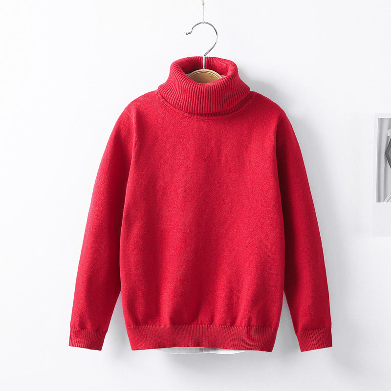 Babylane Children's High-Neck Knitwear | Cozy Sweater for Fall and Winter