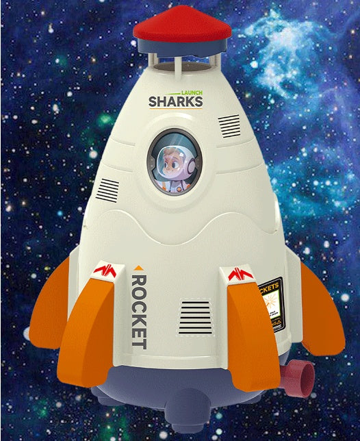 Baby Lane Space Rocket Sprinkler: Exciting Spinner Toy for Kids' Summer Fun