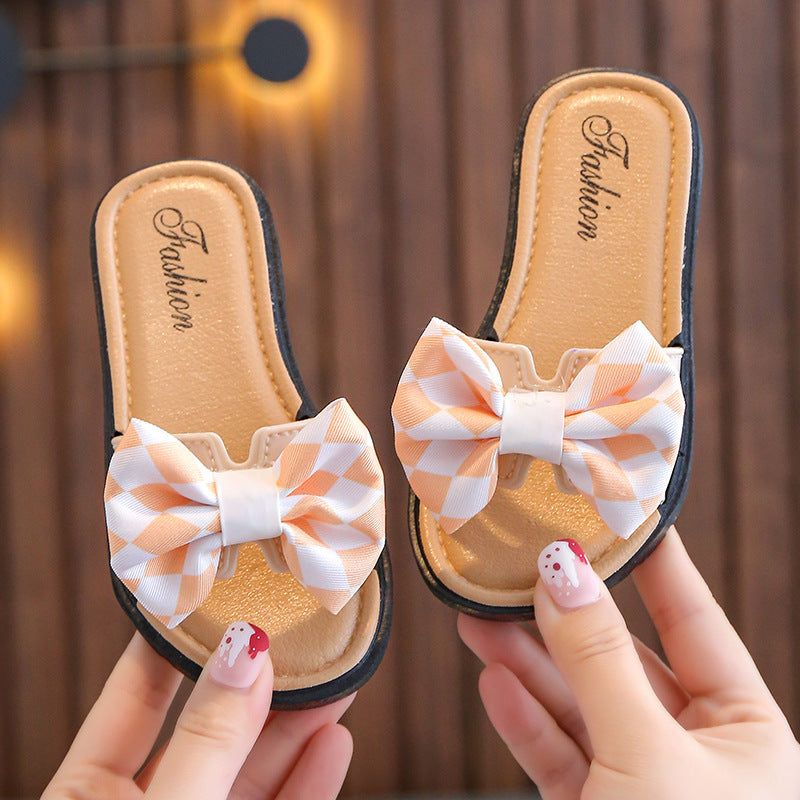 Baby Lane: Cute Girls' Sandals – Non-Slip Soft Bottom and Bow Detail