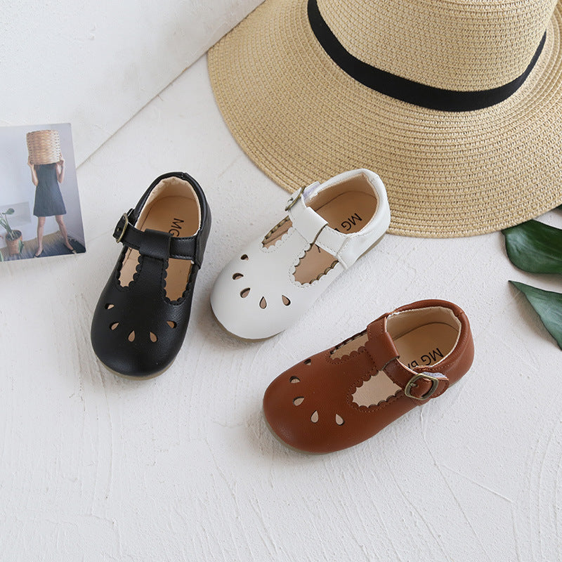 Baby Lane: Stylish Hollow Toddler Shoes for Girls – Lightweight and Breathable