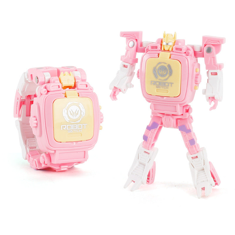 Baby Lane Deformation Robot Electronic Watch: King Kong Toy Fun!