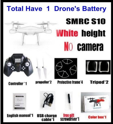 Baby Lane S10 FPV Quadcopter – WiFi 2MP Camera Racing Drone Kit