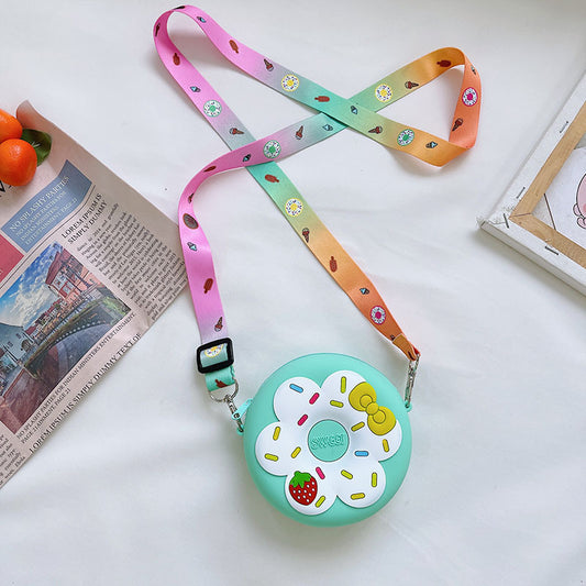 Baby Lane Silicone Children's Crossbody Bag – Fun Fruit Donut Design!