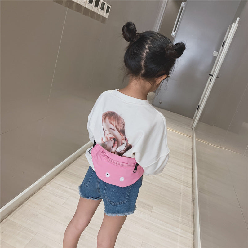 Baby Lane Children's Single-Shoulder Waist Bag – Fun Pattern Design!