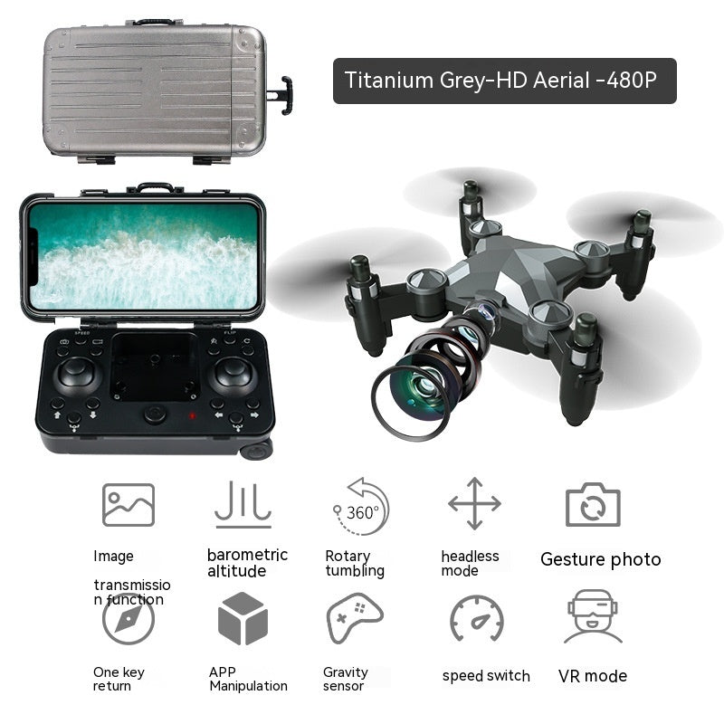 Baby Lane Mini Remote Control Suitcase Drone – Perfect for Trave