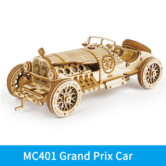 Baby Lane 3D Wooden Puzzle Racing Car: Interactive Toy for Children