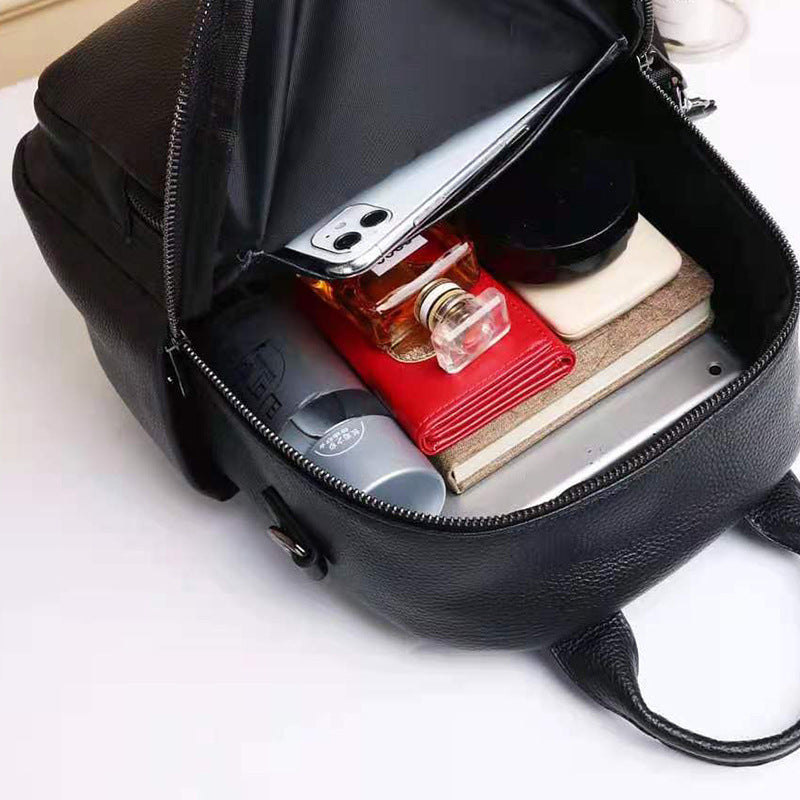 Babylane Chic Cowhide Fashion Backpack: Versatile and Stylish for Everyday Use!