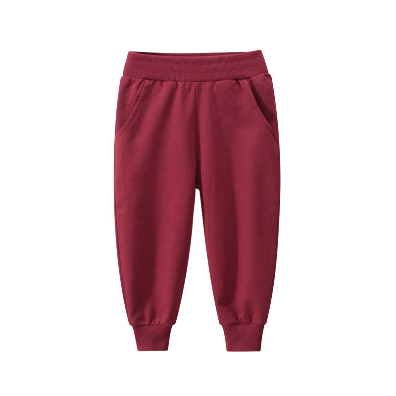 Babylane Autumn Boys' Pants | Comfy Sports Trousers for Children