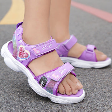 Baby Lane: Trendy Girls' Lightweight Sneakers – Soft Sole for Active Kids