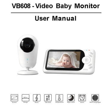 Baby Lane 608 Baby Monitor: Wireless Two-Way Voice Intercom for Peace of Mind