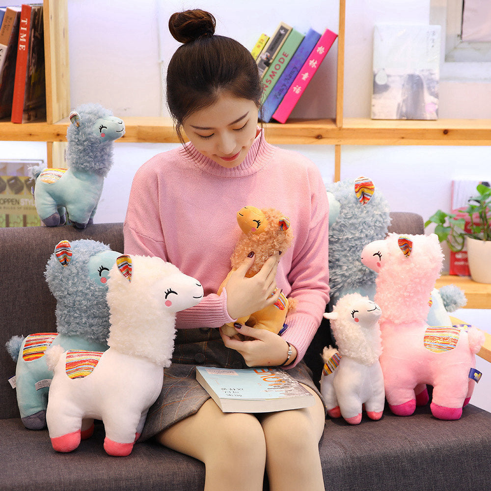 Babylane Llama Plush Doll | Soft Alpaca Stuffed Animal for Cuddly Fun
