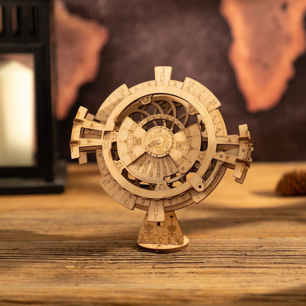 Baby Lane ROKR 3D Wooden Perpetual Calendar: Fun DIY Puzzle for Children