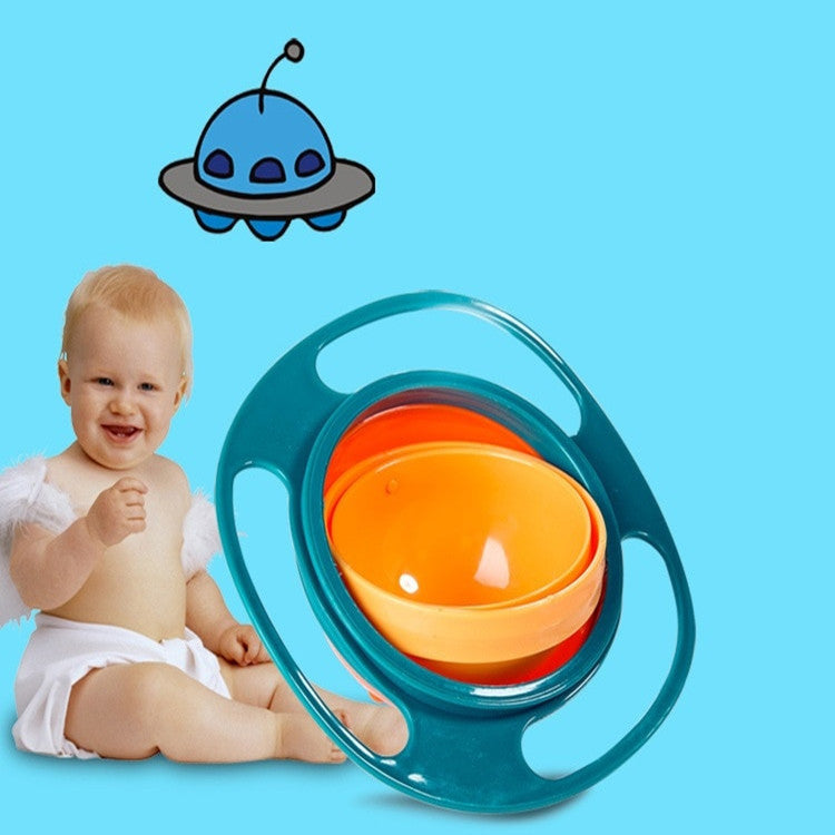 Baby Lane Universal Spill-Proof Bowl: 360° Rotating Design for Children
