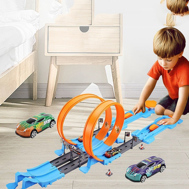 Babylane Boys' Alloy Catapult Car | Racing Track Toy for Kids' Fun