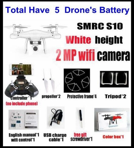 Baby Lane S10 FPV Quadcopter – WiFi 2MP Camera Racing Drone Kit