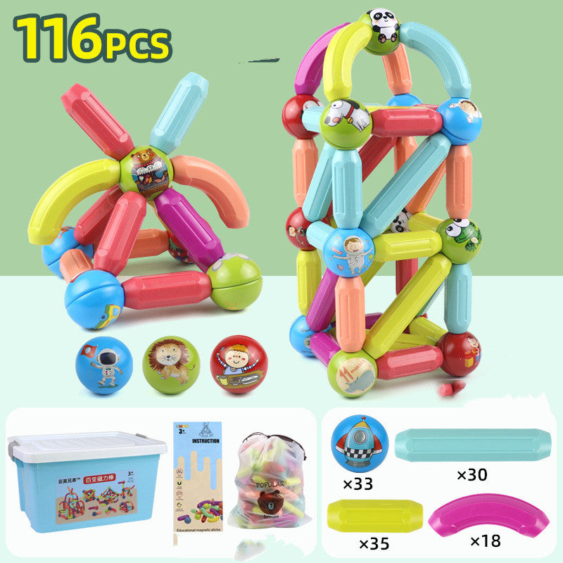 Baby Lane DIY Magnetic Construction Set: Fun Gift for Creative Children