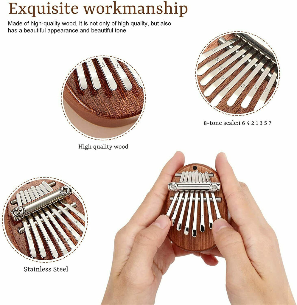 Babylane 8-Key Thumb Piano | Portable Kalimba Musical Toy Gift for Children