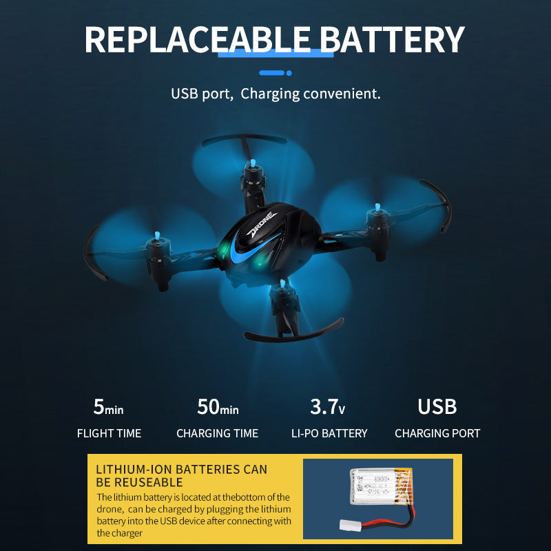 Baby Lane Mini Folding Drone with 6-Axis Gyro & HD Lens