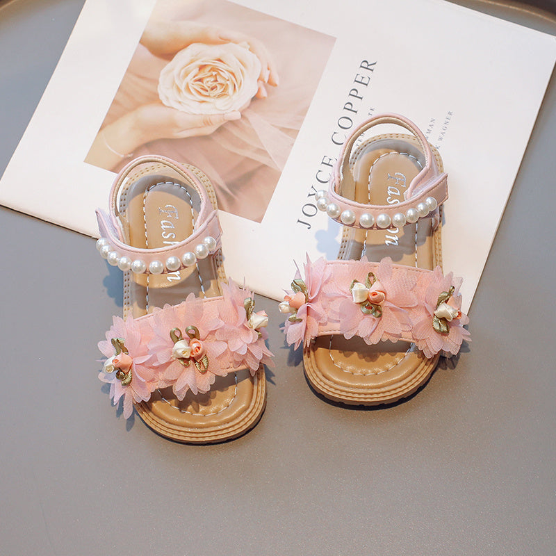Baby Lane: Versatile Soft Toddler Shoes for Girls – Sweet Floral Sandals