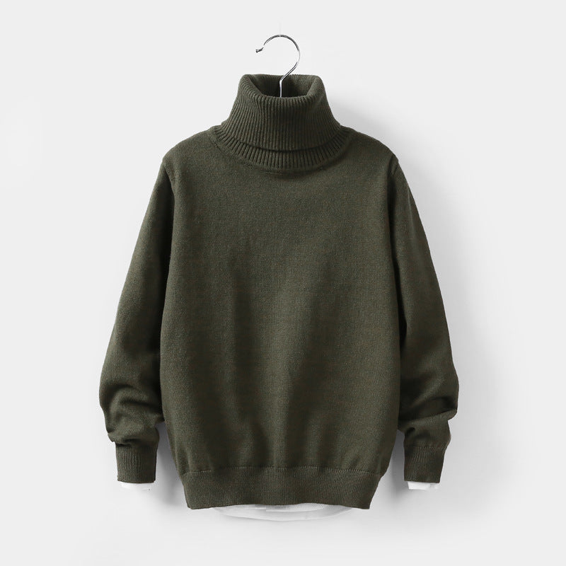 Babylane Children's High-Neck Knitwear | Cozy Sweater for Fall and Winter