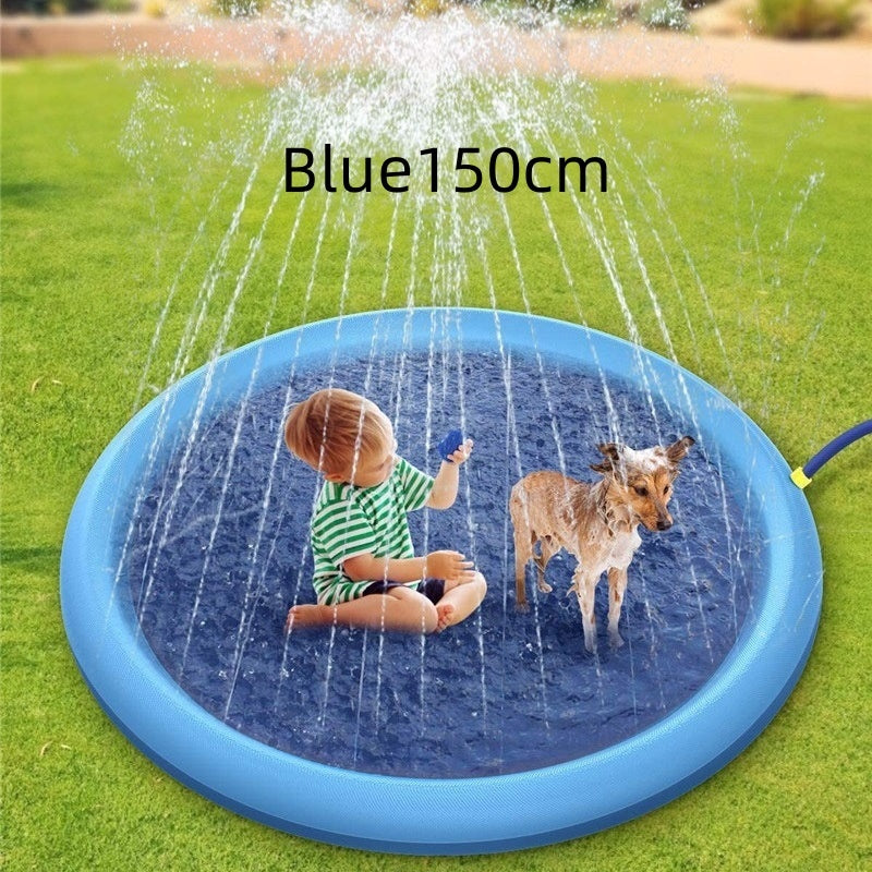 Baby Lane Outdoor Water Toys: Non-Slip Splash Pad for Kids & Pet Dogs!