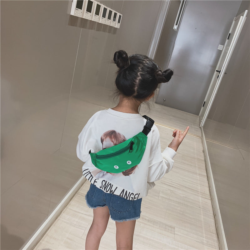 Baby Lane Children's Single-Shoulder Waist Bag – Fun Pattern Design!