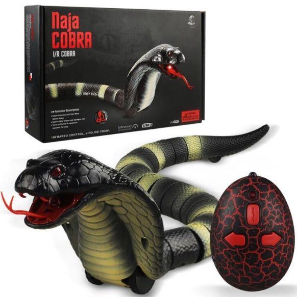 Baby Lane Remote Control Snake: Scary Rattlesnake Trick Toy for Pranks!