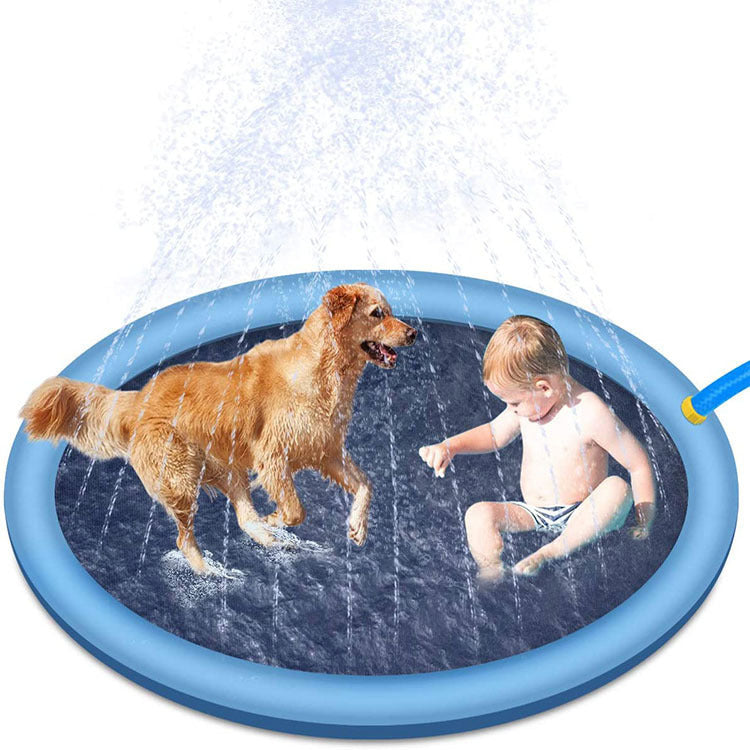 Baby Lane Outdoor Water Toys: Non-Slip Splash Pad for Kids & Pet Dogs!
