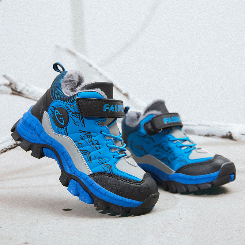 Babylane Kids' Large Cotton Shoes: Ideal Hiking Footwear for Boys