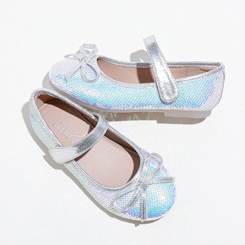 Baby Lane: Trendy Sequined Princess Shoes for Big Kids – Soft Sole for Happy Feet
