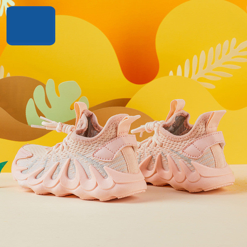 Baby Lane Big Kids Fly Woven Sports Shoes – Stylish Casual Footwear for Boys!