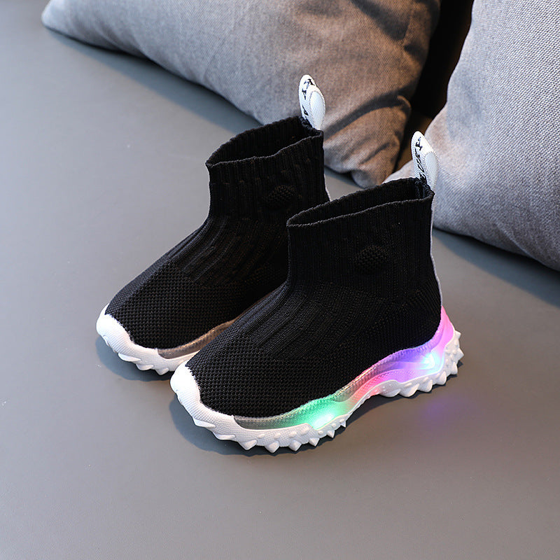 Baby Lane: Trendy Light Up Shoes for Kids – Flying Knit Sports Design