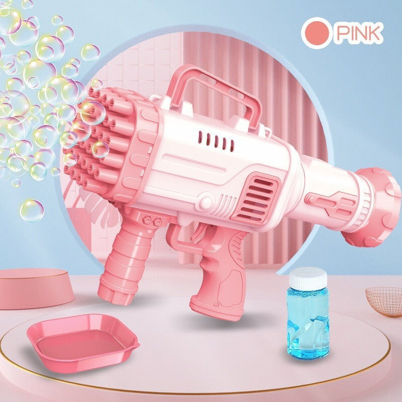 Babylane Electric Gatling Bubble Gun | 32 Holes for Endless Fun