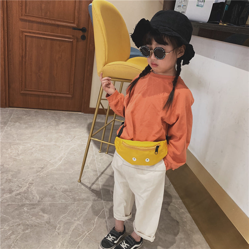 Baby Lane Children's Single-Shoulder Waist Bag – Fun Pattern Design!