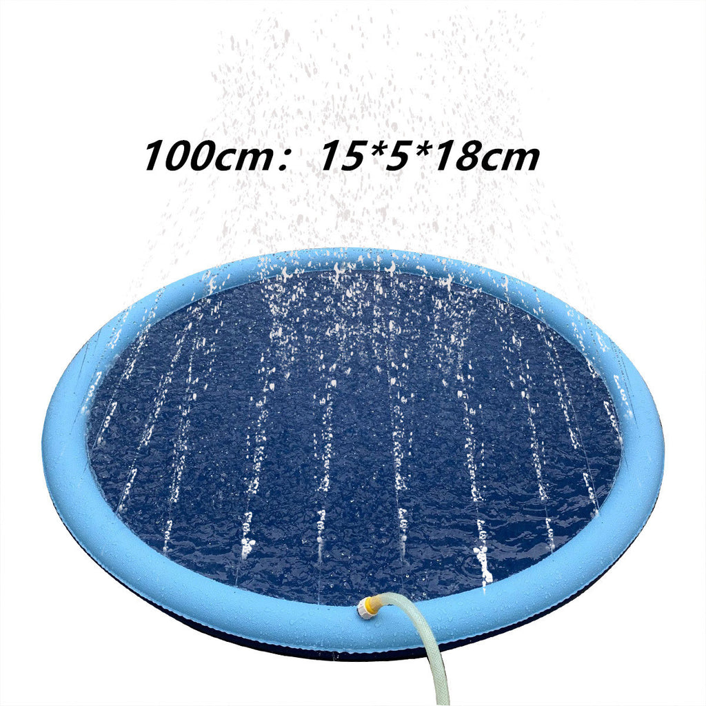 Baby Lane Outdoor Water Toys: Non-Slip Splash Pad for Kids & Pet Dogs!