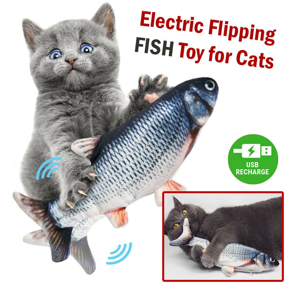 Baby Lane Electric Fish Interactive Toy: Dancing Fun for Cats and Kittens