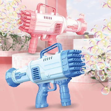 Babylane Electric Gatling Bubble Gun | 32 Holes for Endless Fun