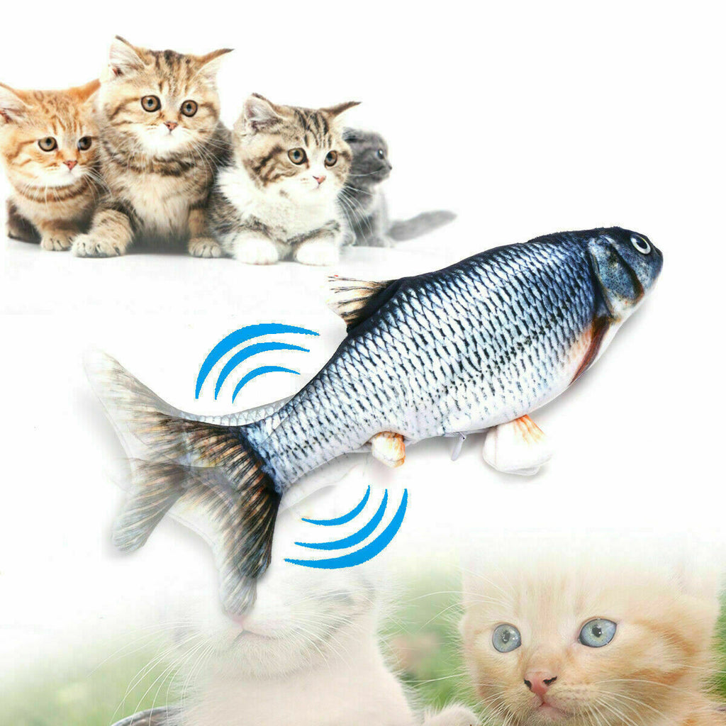 Baby Lane Electric Fish Interactive Toy: Dancing Fun for Cats and Kittens