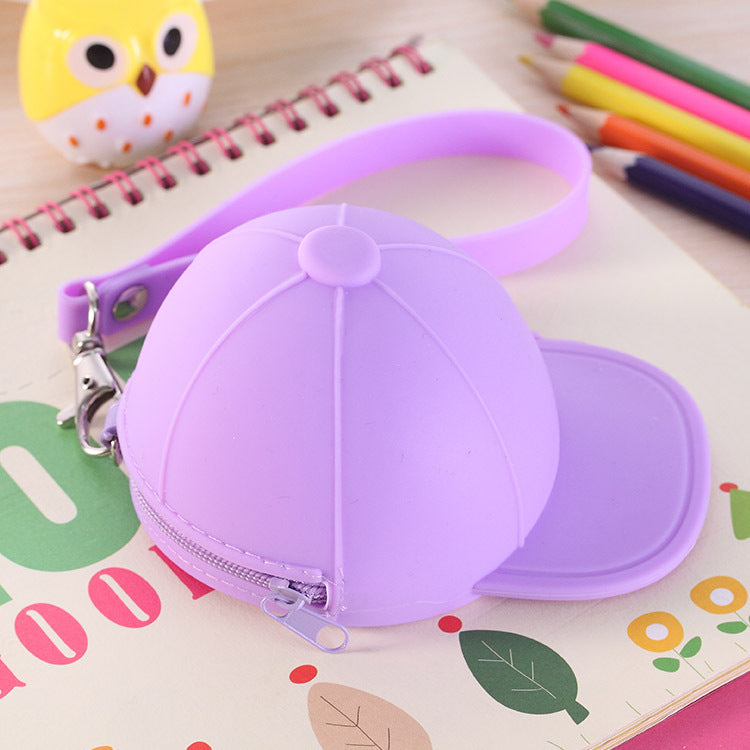 Baby Lane Cute Silicone Coin Purse – Candy Color Hat for Kids
